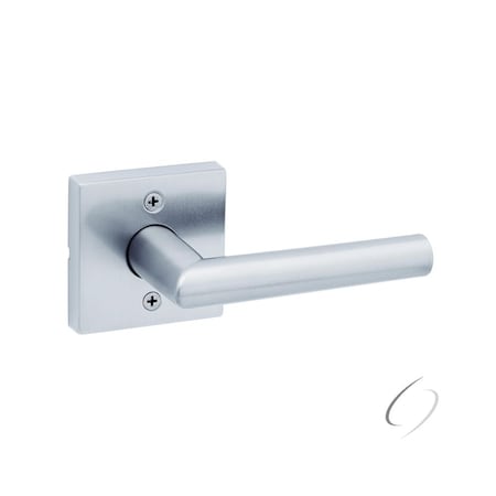 Kwikset Milan Lever with Square Rose Half Dummy Door Lock Satin Chrome Finish 788MILSQT-26D